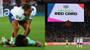 Lauren James’ red card against Nigeria 2023