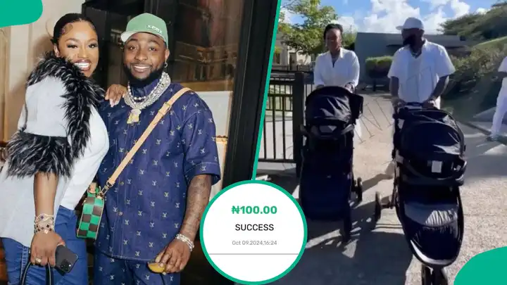 Davido’s Twins Receive Money Gifts More for Sweets from 30BG Fans on 1st Birthday