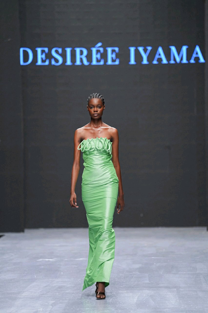 Explore Desirèe Iyama's Lagos Fashion Week 2024 collection, showcasing African elegance, cultural pride, and inclusivity.