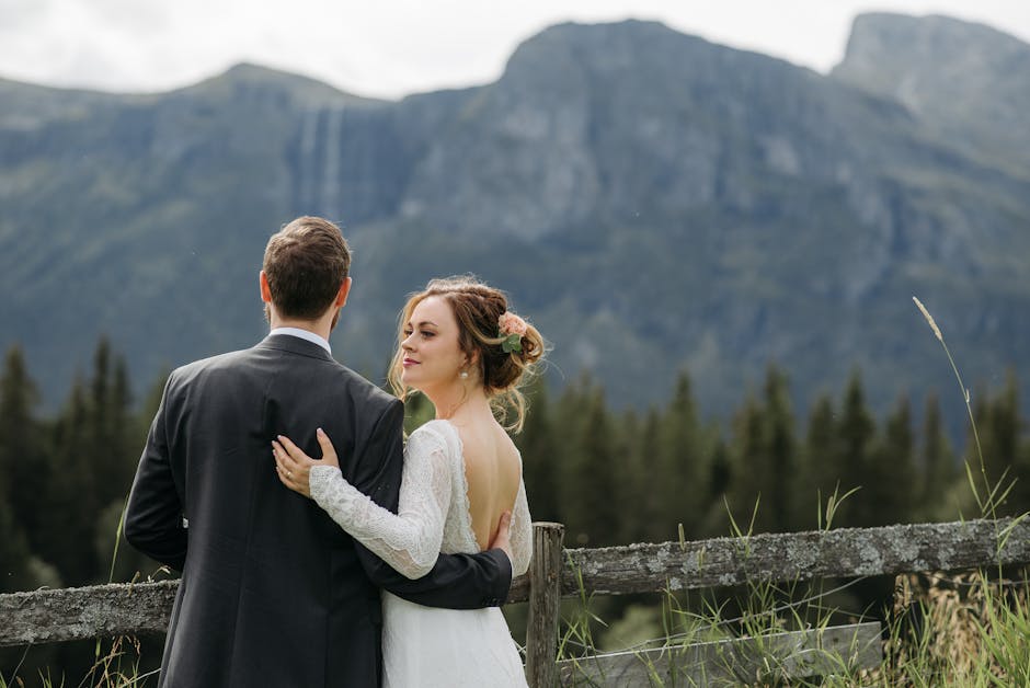 Using Nature as a Backdrop for Romantic Moments